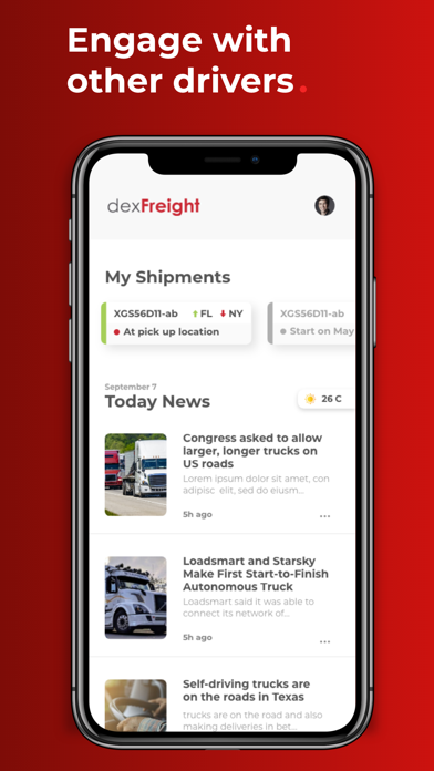 dexFreight Driver App screenshot 3