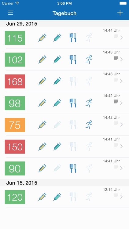 meinDiabetes, die Diabetes App