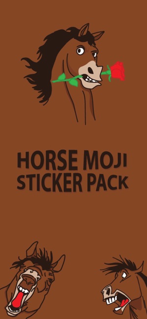 Horse Moji StickerPack(圖1)-速報App