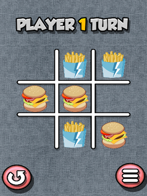 Burger Tic-Tac-Toe (2-Player) screenshot 2