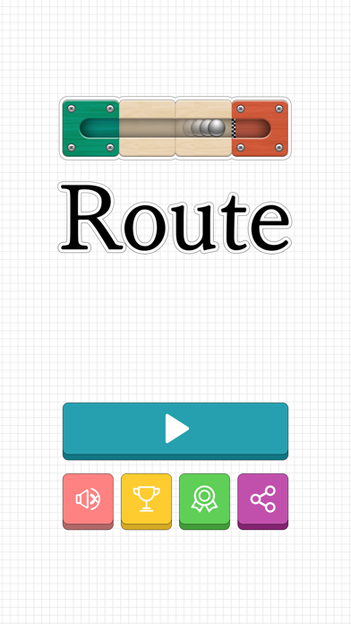 Route スライド パズル ゲーム screenshot1
