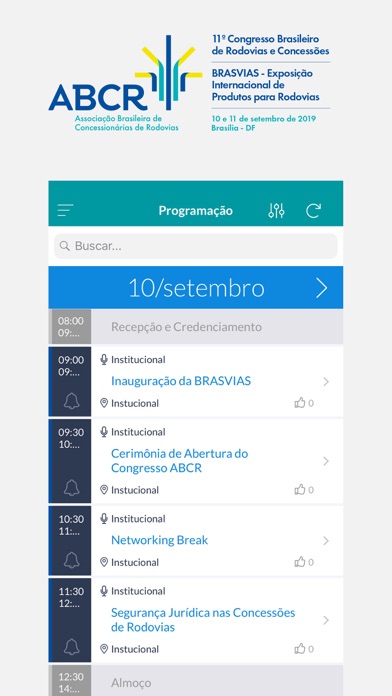 How to cancel & delete BRASVIAS - Congresso ABCR from iphone & ipad 1