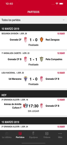 Game screenshot Granada Club de Fútbol apk