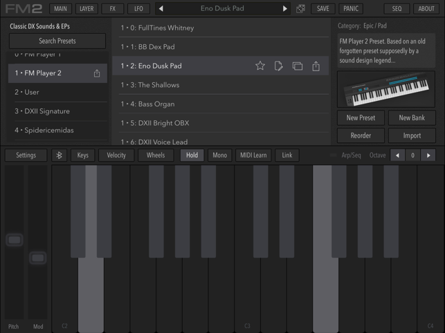 AudioKit FM Player 2: DX Synth(圖4)-速報App