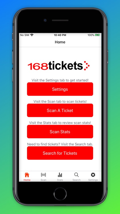 168tickets Ticket Scanner