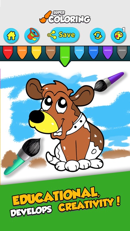 Kids Coloring Book Baby Learn