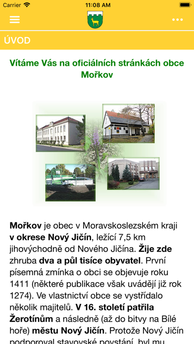 Screenshot #1 pour Obec Mořkov