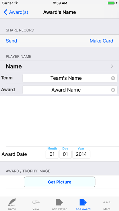 Soccer Player Tracker, Stats Logbook & Game Notes Screenshot 5