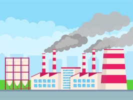 The IndustrialProcessCN is a small sticker, which are show the 50 Industrial Process sticker in cartoon
