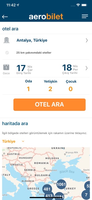 Aerobilet - Uçak, Otel, Otobüs(圖8)-速報App