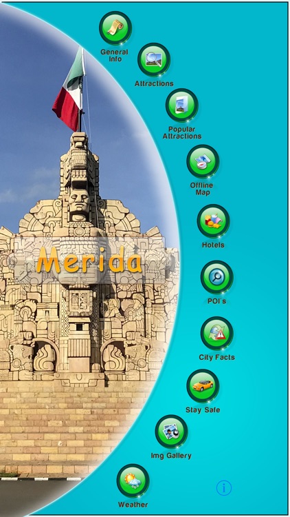 Merida Offline Map City Guide