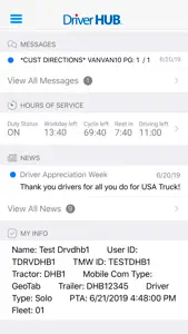 DB Schenker Driver Hub screenshot #2 for iPhone