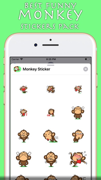 Funny Monkey Sticker screenshot 2