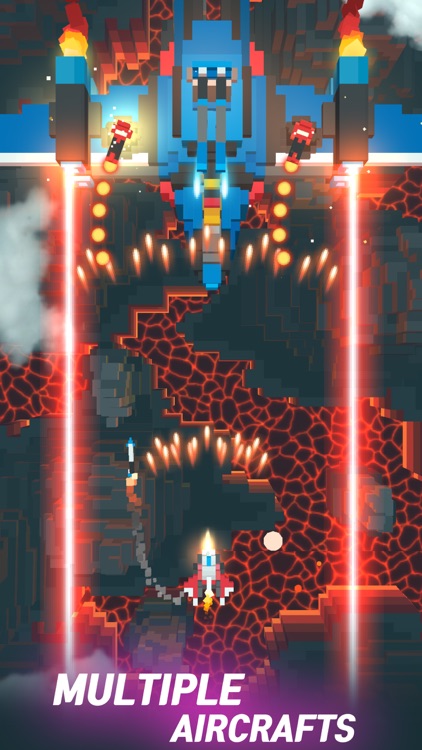 Sky Wings: Pixel Fighter 3D screenshot-3