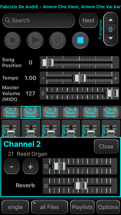 MIDIplayerS screenshot 3