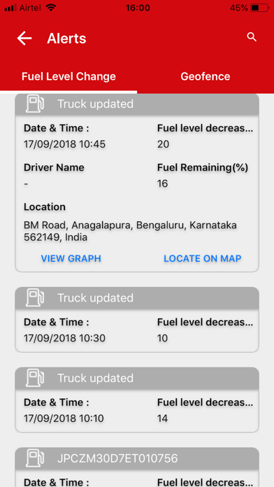 UD Telematics screenshot 2