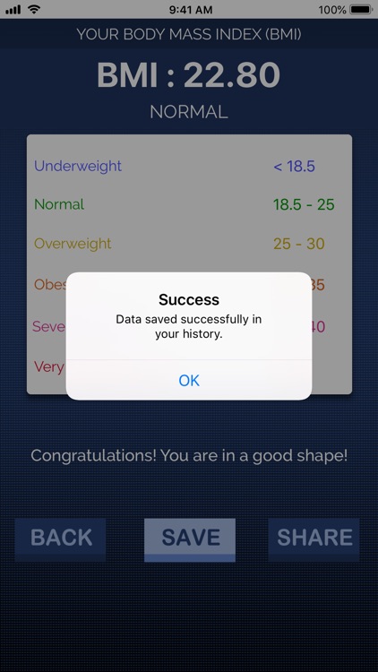 My BMI Calculator : For Health screenshot-3