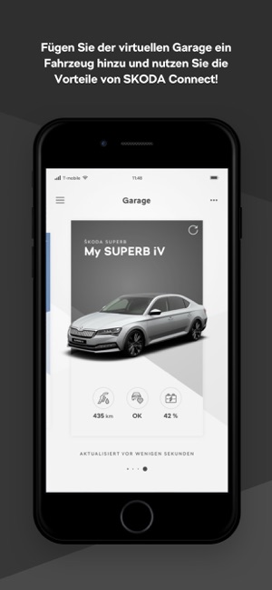 Регистрация skoda connect