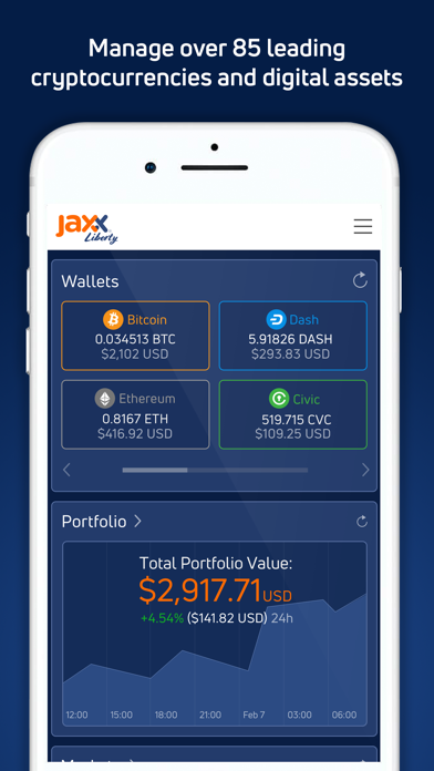 Jaxx Liberty - Trade Crypto screenshot 2