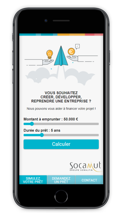 How to cancel & delete Simulateur de prêt - Socamut from iphone & ipad 2