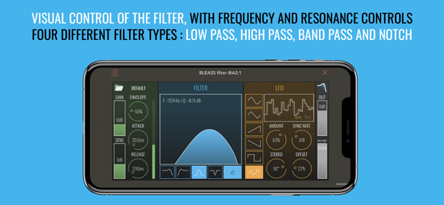 BLEASS Filter AUv3 AudioPlugin(圖2)-速報App