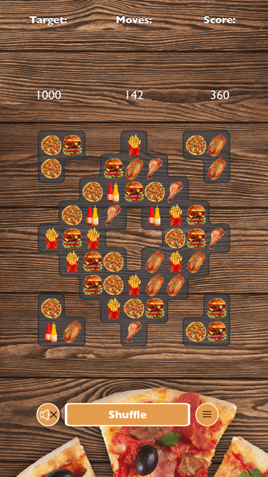 Pizza Burger Match 3 screenshot 2