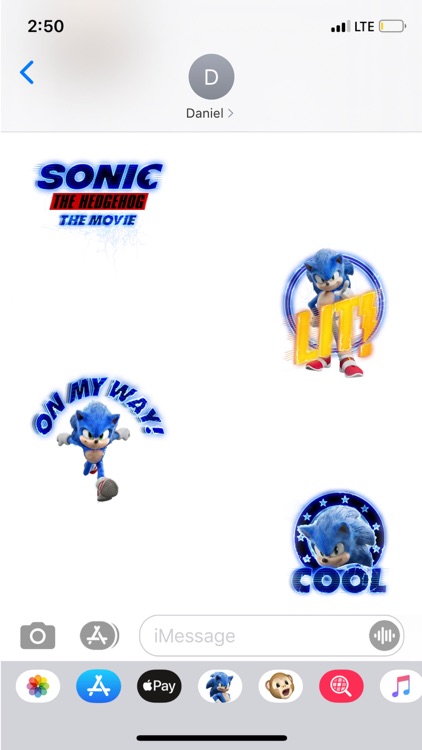 Official Sonic Movie Stickers