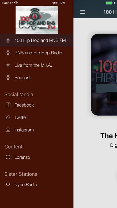 100 Hip Hop and RNB.FM screenshot 2