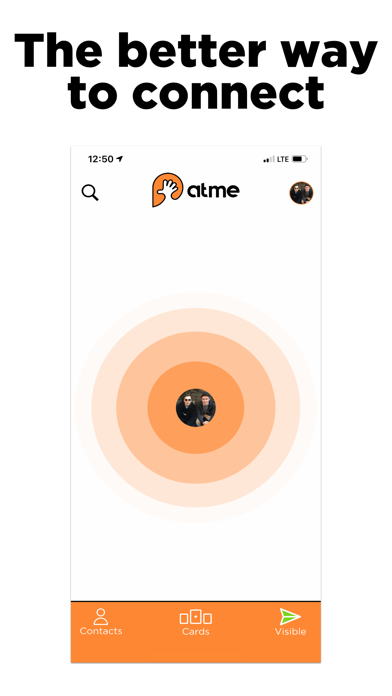 Atme - Social Contact Sharing screenshot 2