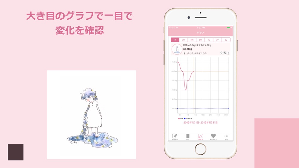 Cahoのかわいいダイエットアプリ Free Download App For Iphone Steprimo Com