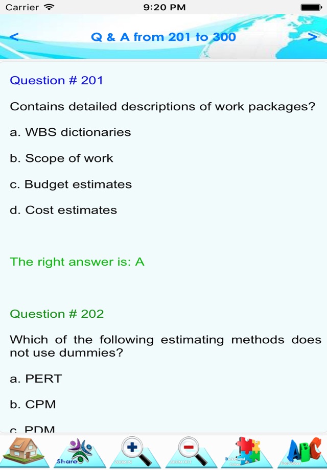 Project Management Exam Quiz screenshot 4