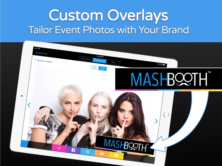 Mashbooth: Photo Sharing Kiosk screenshot-3