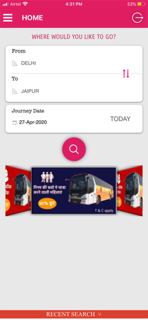 RSRTC RESERVATION APP(圖1)-速報App