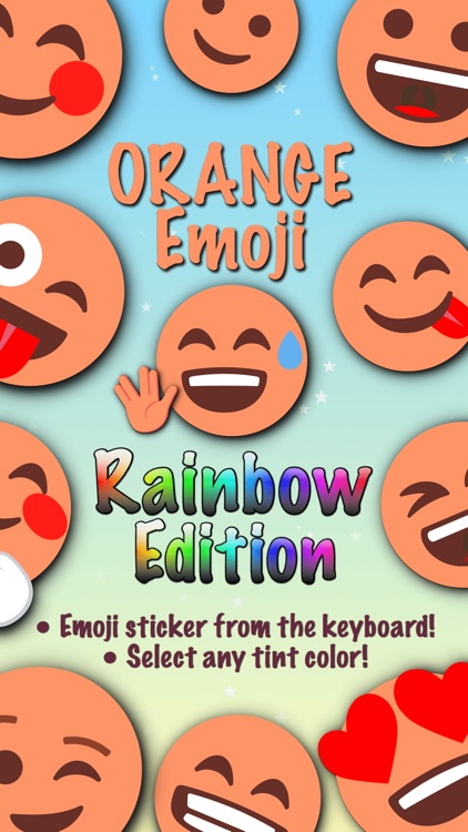 ORANGE Emoji • Stickers