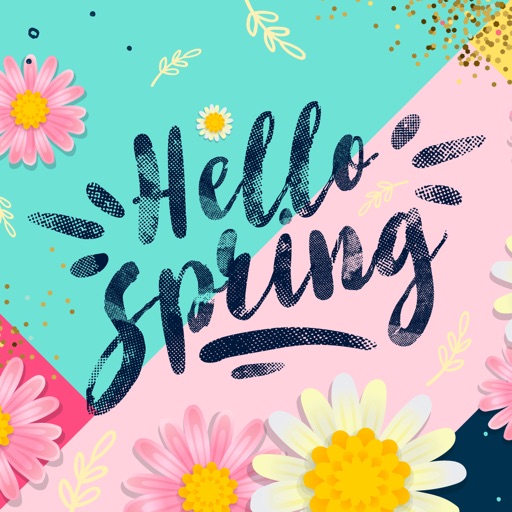 Hello Spring! Easter Stickers icon