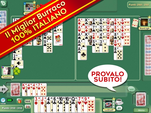 burraco gratis senza scaricare