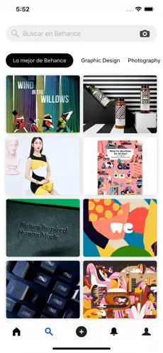 Captura 2 Behance – Creative Portfolios iphone
