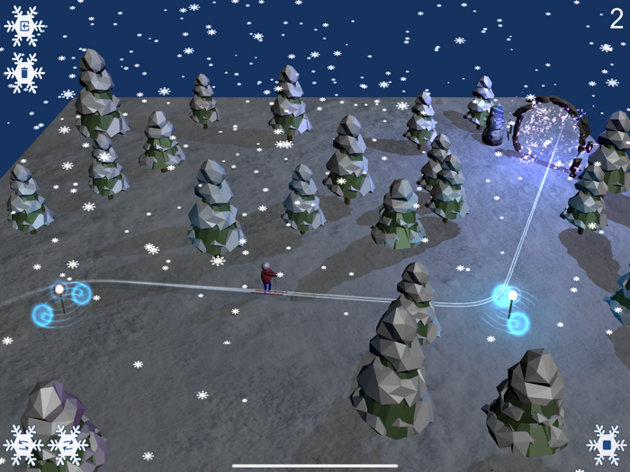 Ski runner - The other side