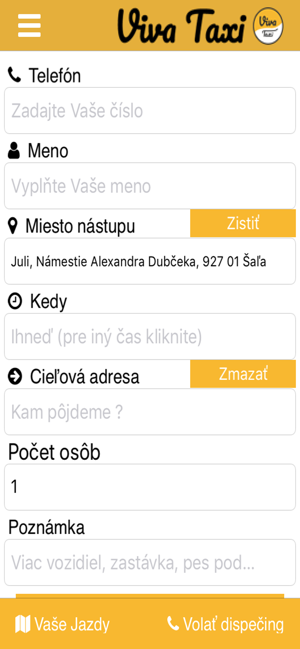 Viva Taxi Šaľa(圖2)-速報App