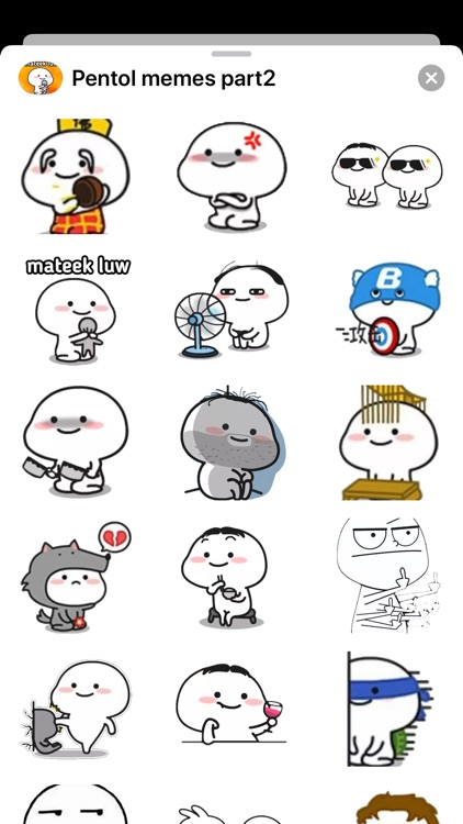 Pentol Memes Stickers Part2