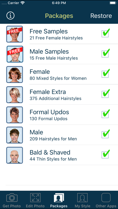 Hairstyle Lite+ Screenshot 8