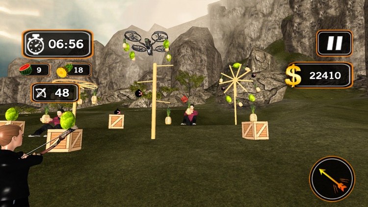 Watermelon Crossbow 3D Archery screenshot-4