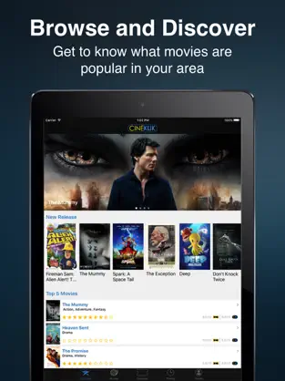 Captura de Pantalla 1 CineKlik - Cinemas Middle East iphone
