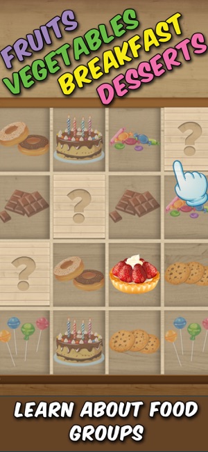 Kids Game – Memory Match Food(圖3)-速報App