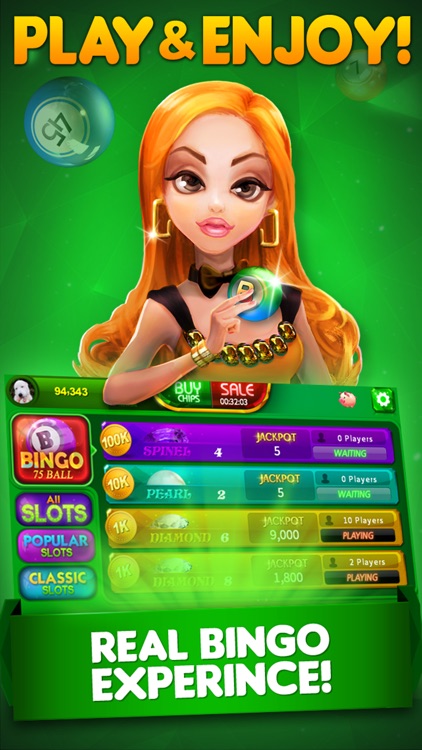 Bingo City 75 + Slots & Poker
