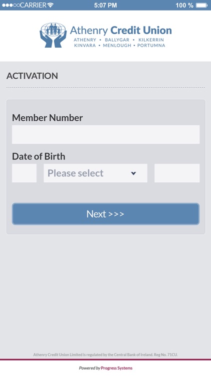 Our Credit Union Branches are located throughout Galway in Athenry, Now offering Credit Union Current Account service with globally accepted Debit Card. Available Services Loans Online Banking Current Account Banking App Area is being updated when I login It says my PIN or Date of Birth are wrong Cant login - Athenry Credit Union