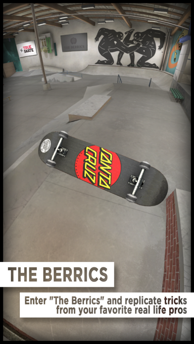 True Skate iPhone Capturas de pantalla