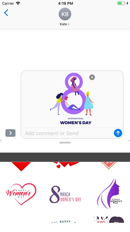 Women's Day Emoji Stickers screenshot-4