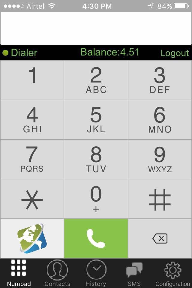 Myline VoIP screenshot 2