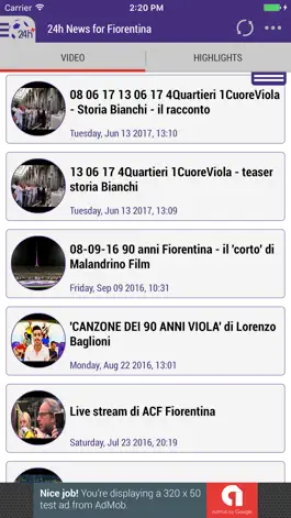 Game screenshot 24h News for Fiorentina hack